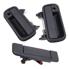 Front Exterior Door Handle Set of 3 For 1989-1995 Toyota Pickup DLX 2-Door