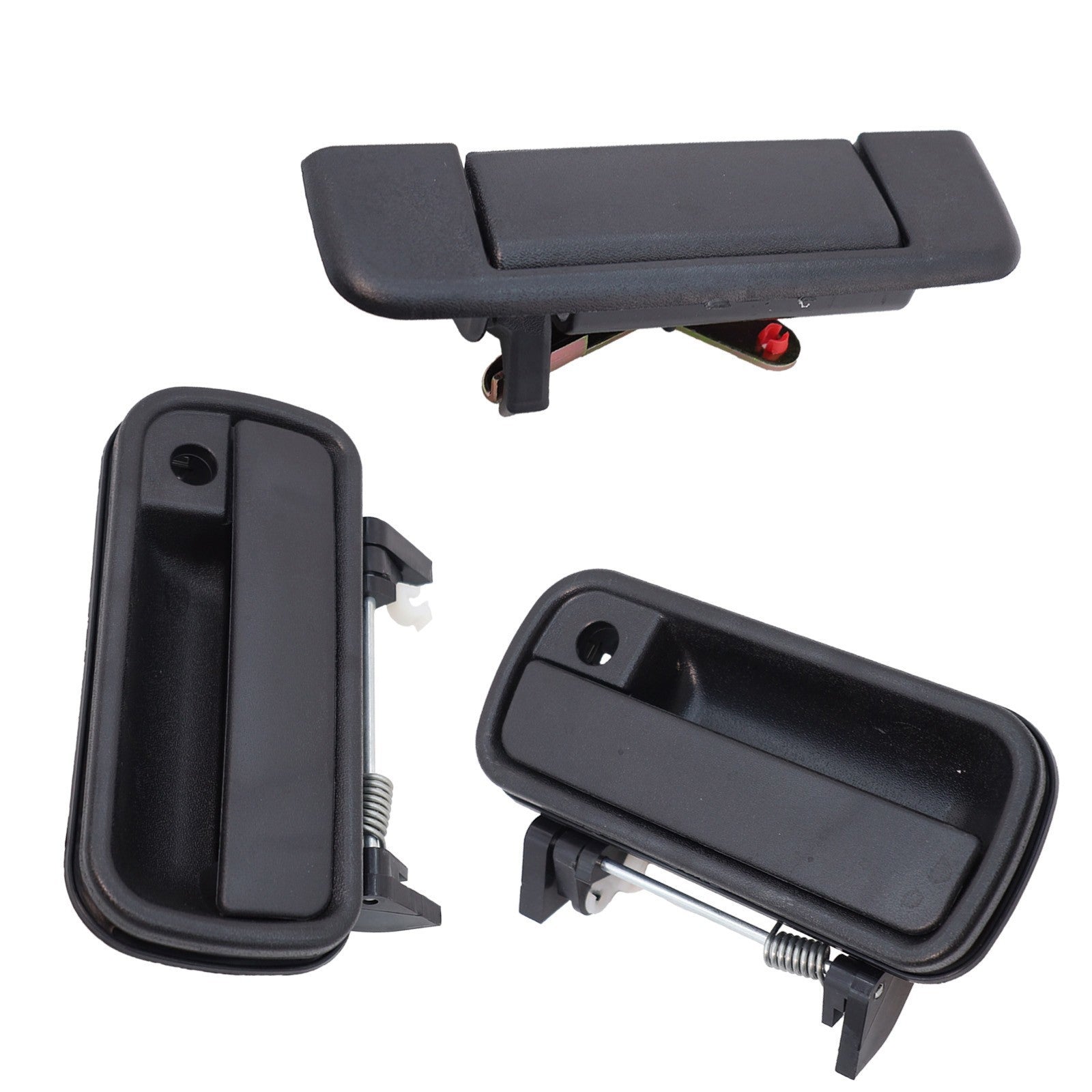 Front Exterior Door Handle Set of 3 For 1989-1995 Toyota Pickup DLX 2-Door