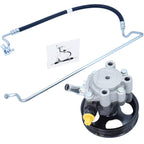 Power Steering Pump &Pressure Line For Toyota 00-06 Tundra 01-07 Sequoia 4.7L V8