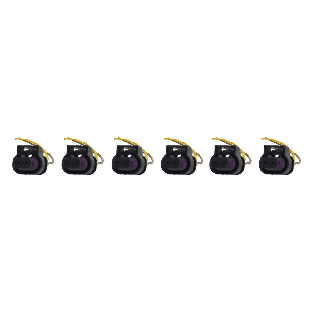 For 11-16 Ram Jeep Chrysler Dodge Charger VW 6Pcs Ignition Coil W/ 6x Connector