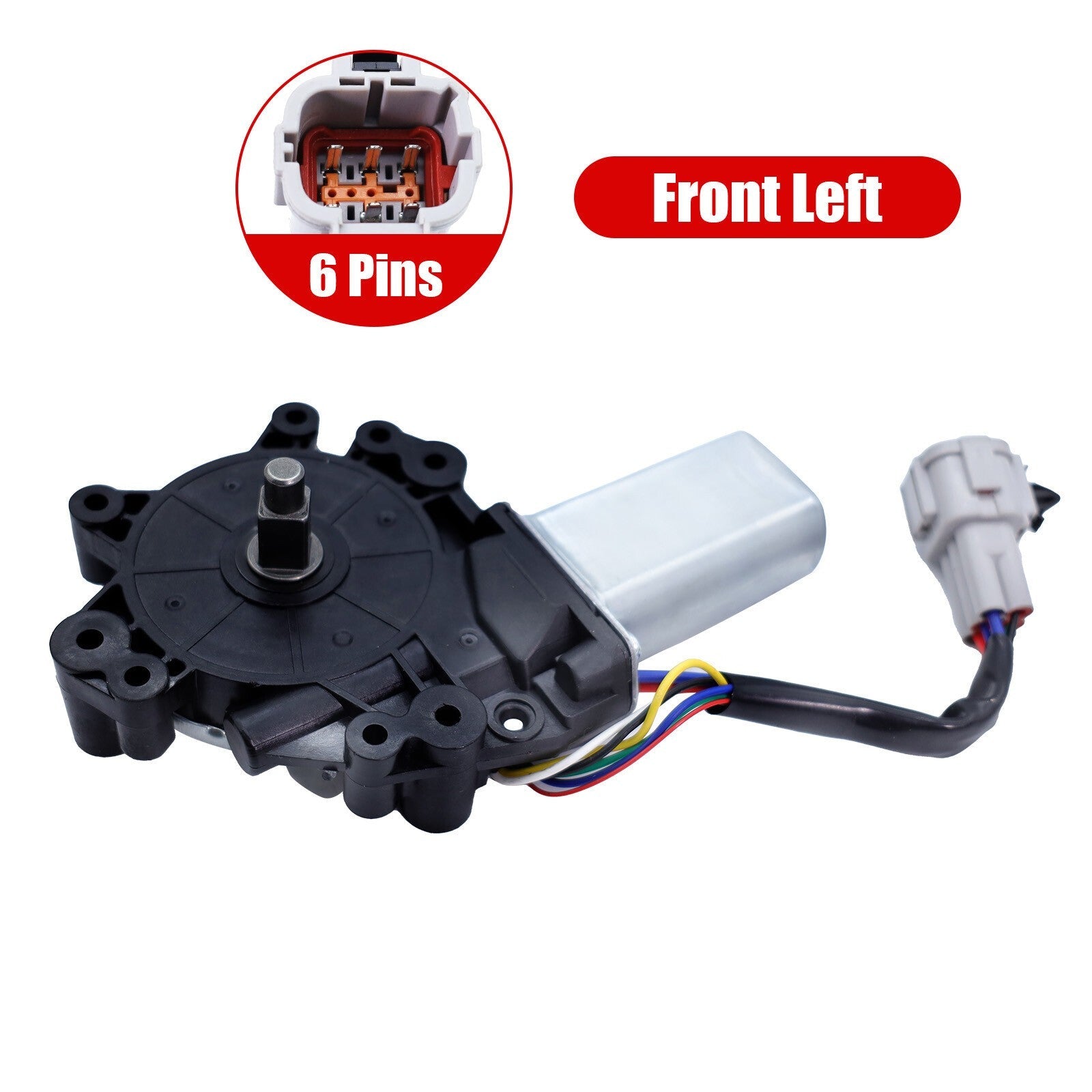 1X For Nissan Armada Titan Infiniti QX56 Power Window Regulator Motor Front Left