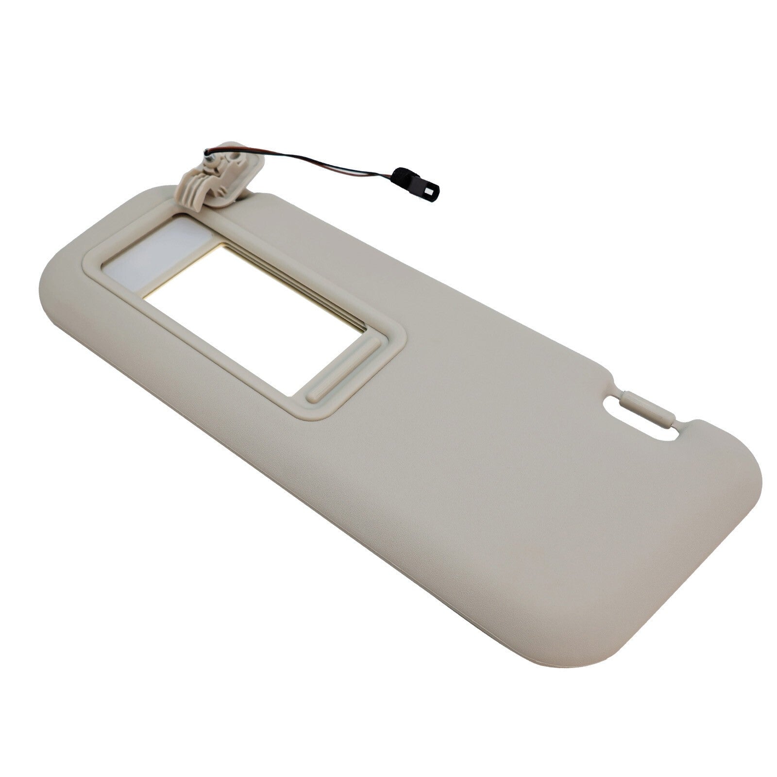 Left Driver Side Gray Sun Visor w/Light&Clip BBM2-69-320C-75 For 2010-13 Mazda 3
