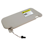 Left Driver Side Gray Sun Visor w/Light&Clip BBM2-69-320C-75 For 2010-13 Mazda 3