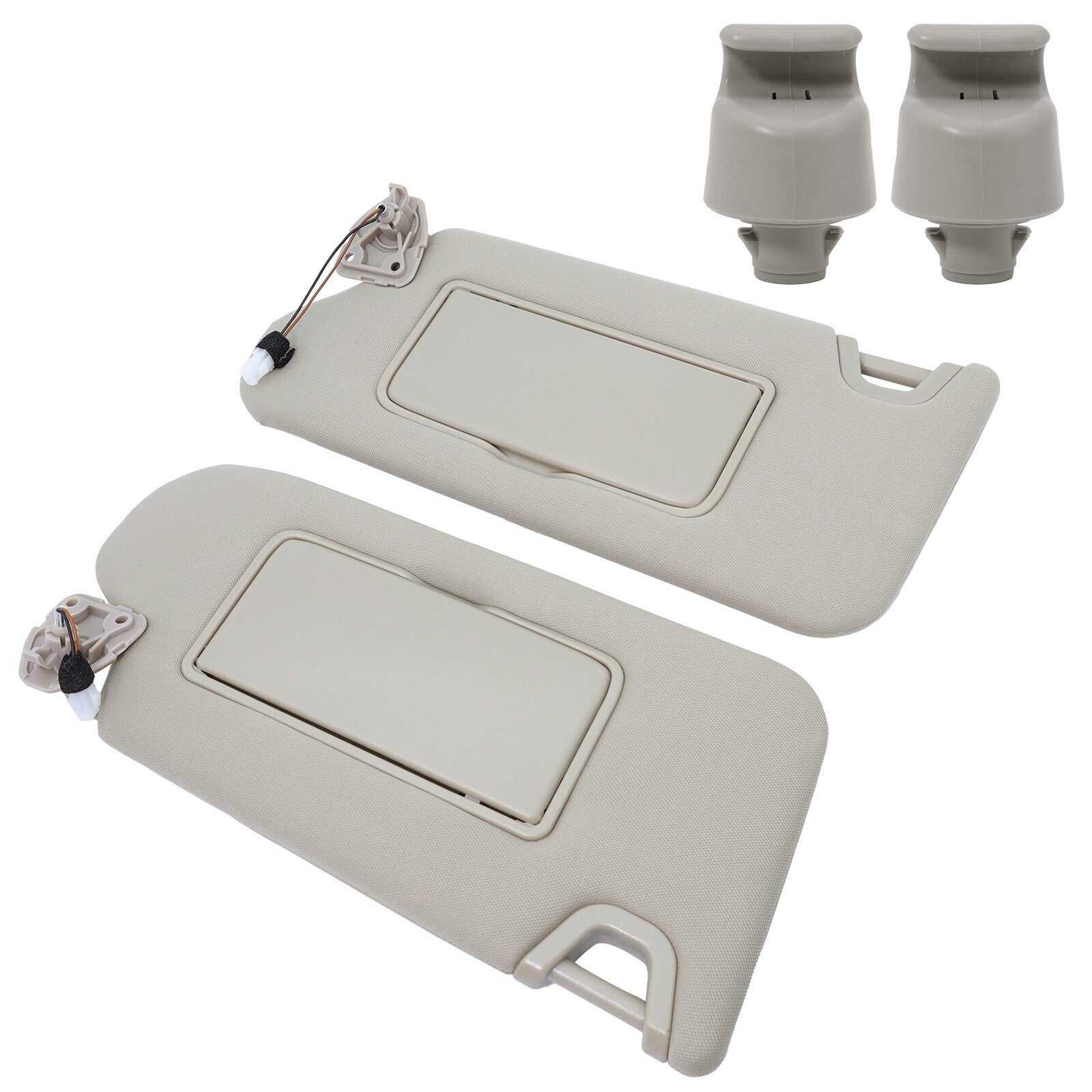 For Nissan Altima 2013-2018 Beige right & left Sun Visor w/ Lights 96400-3TA2A