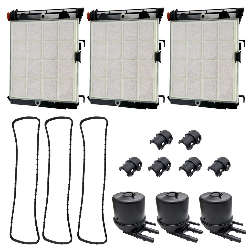 3x Diesel Fuel Filter Kit FD4625 New For 2017-2020 Ford F-250 F-350 6.7L