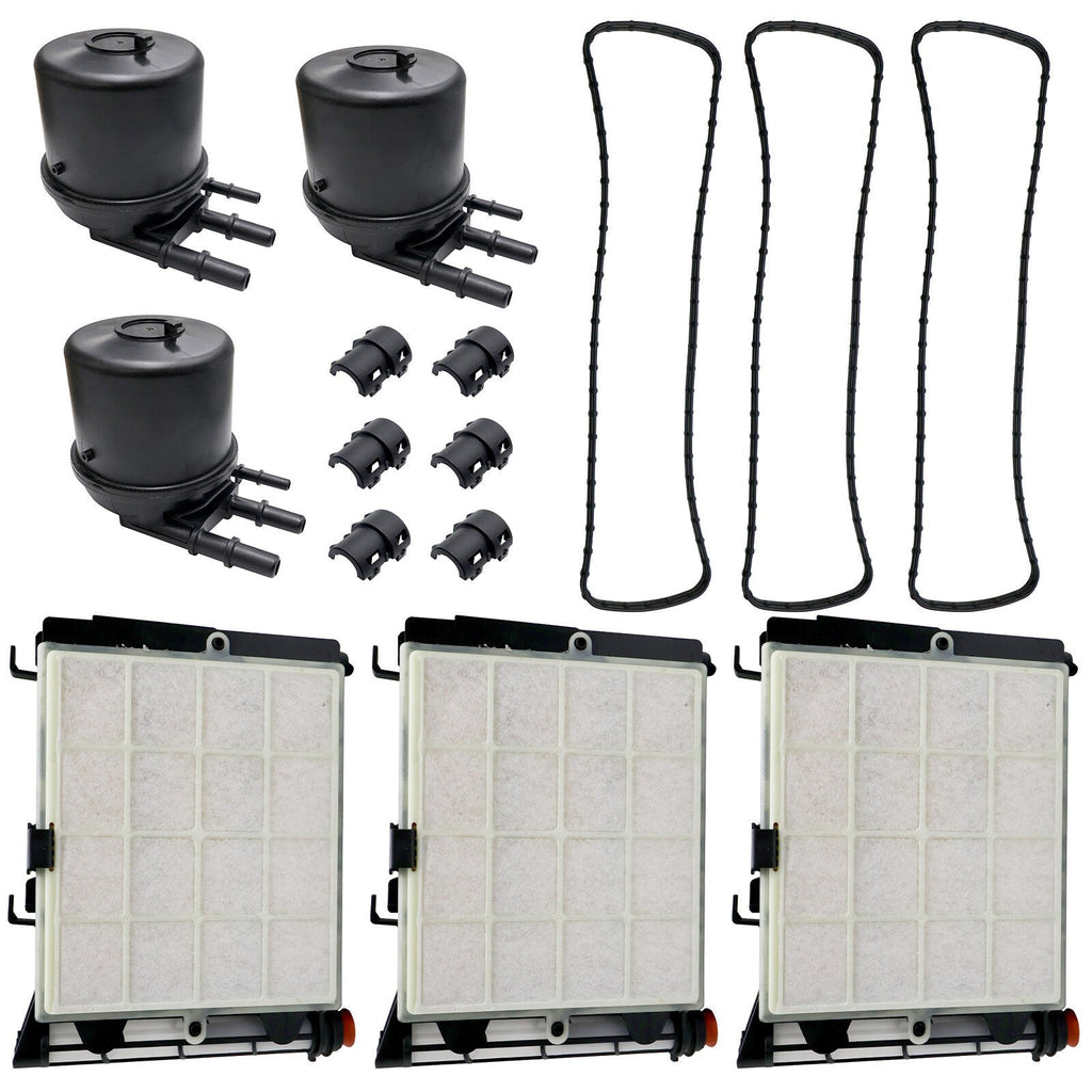 3x Diesel Fuel Filter Kit FD4625 New For 2017-2020 Ford F-250 F-350 6.7L