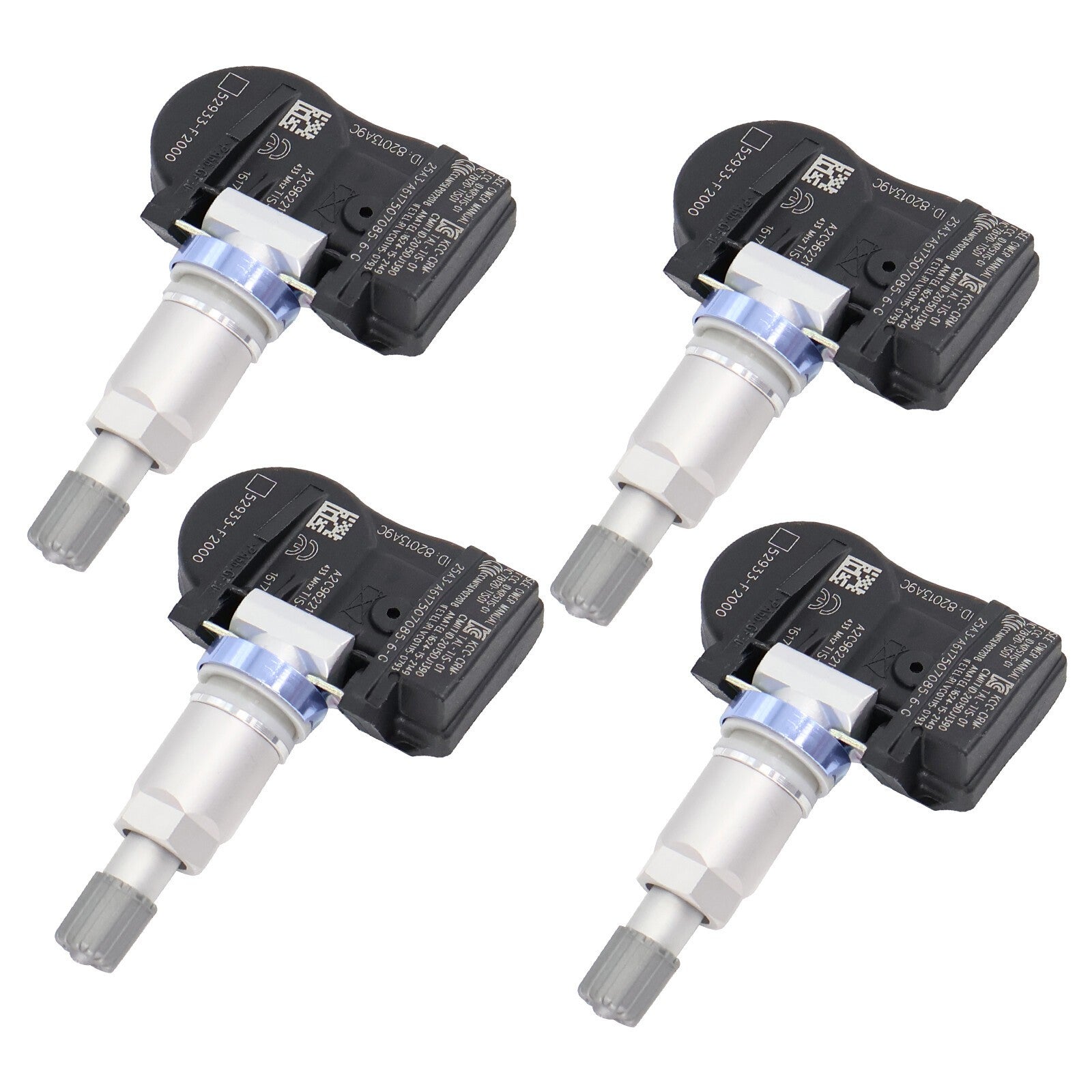 4Pcs Tire Pressure Monitor Sensor for Hyundai IONIQ SANTA KIA NIRO 52933F2000