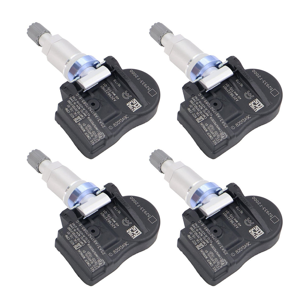 4Pcs Tire Pressure Monitor Sensor for Hyundai IONIQ SANTA KIA NIRO 52933F2000