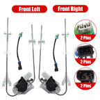 2x Front Power Window Regulator w/ Motor For International 9200 9900 Truck 00-07