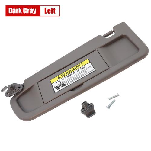 Sun Visor W/Hanger Driver Left Side Gray For 06-11 Honda Civic 83280SNAA01ZA