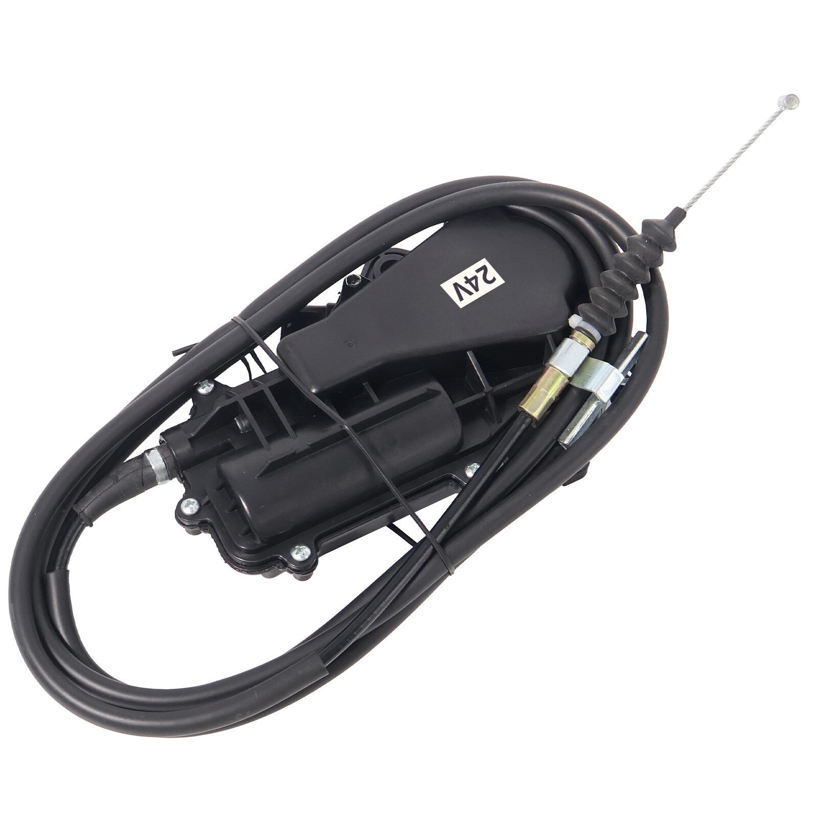 24V With 87" Cable Motor Assembly Engine Stop For 98-04 ISUZU NPR NPR-HD NQR