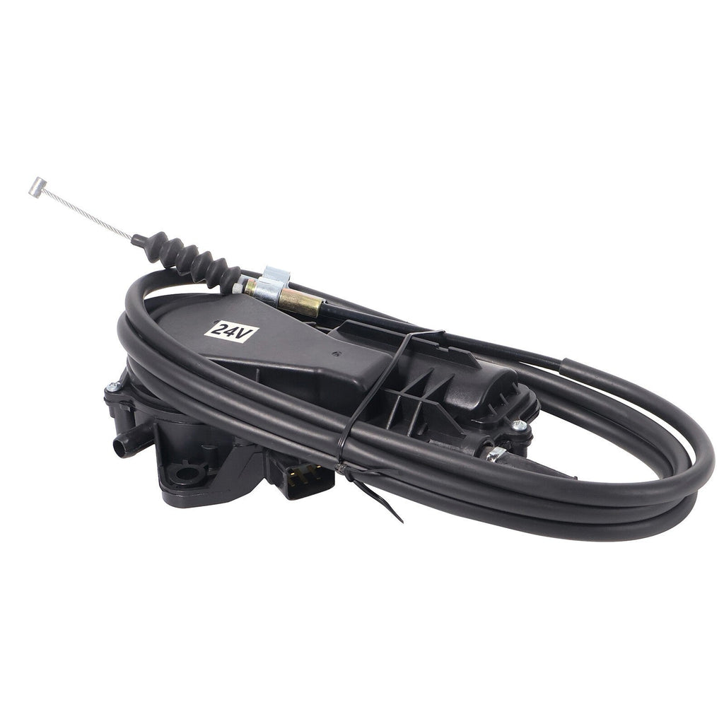 24V With 87" Cable Motor Assembly Engine Stop For 98-04 ISUZU NPR NPR-HD NQR
