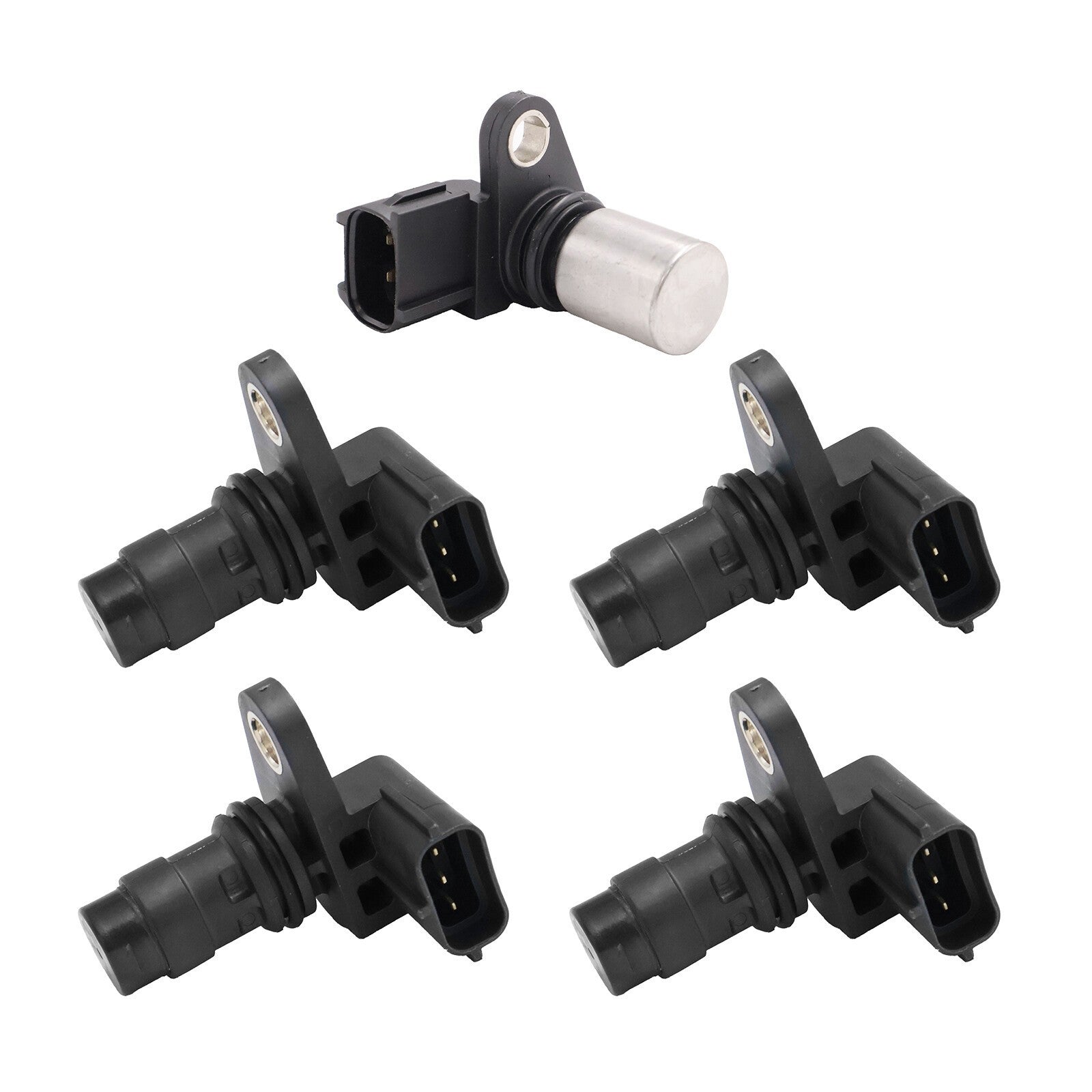 307112930 4x Camshaft & 1x Crankshaft Position Sensor For 05-10 Volvo XC90 4.4L