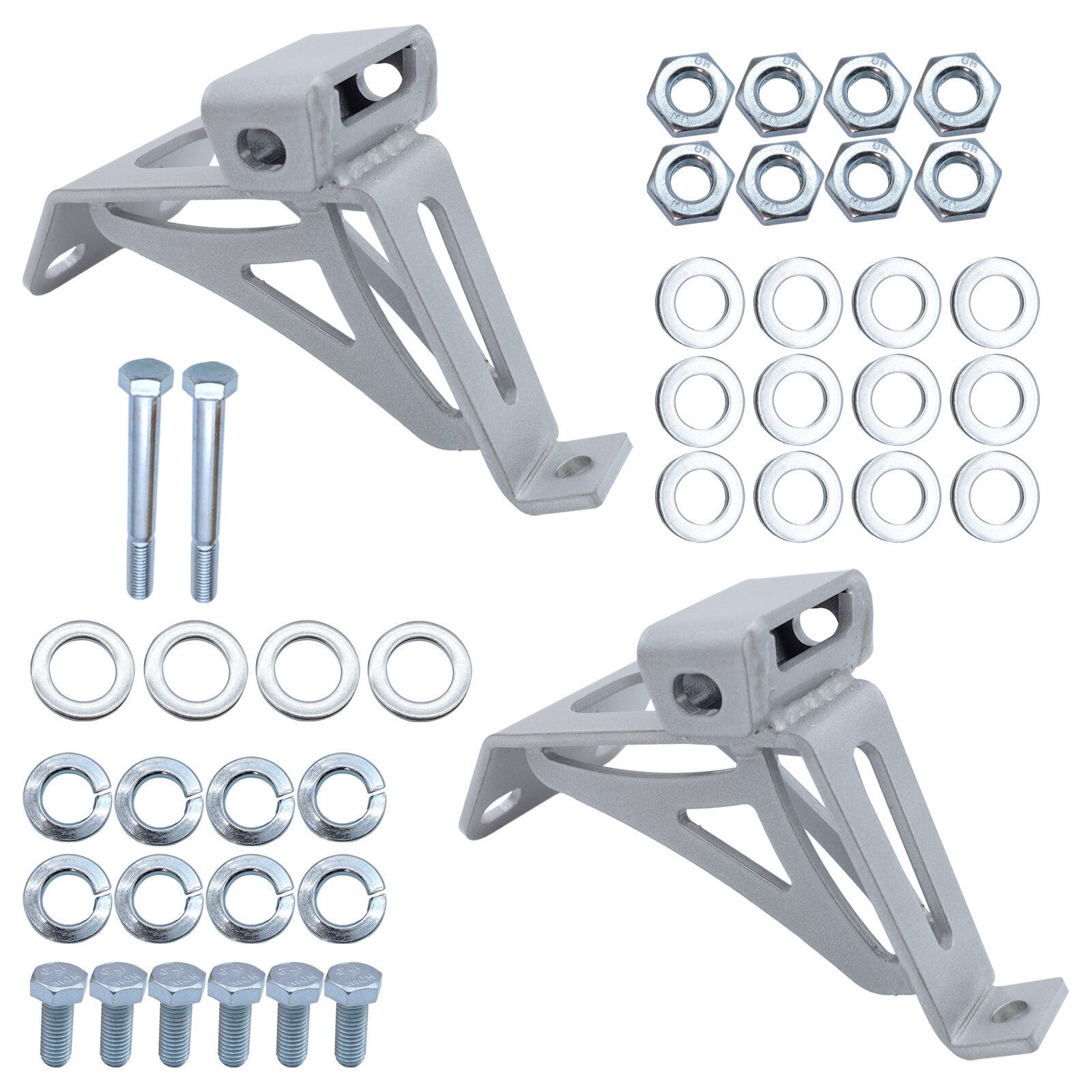 1 Pair Engine Motor Mount Brackets Set For Chevy C10 GMC Truck V8 1963-1972