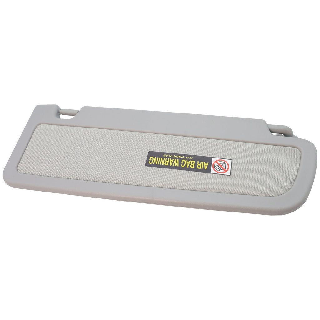 Sun Visors W/Hanger Driver Left Side Hand For Honda Civic 2006-2008 Light Gray