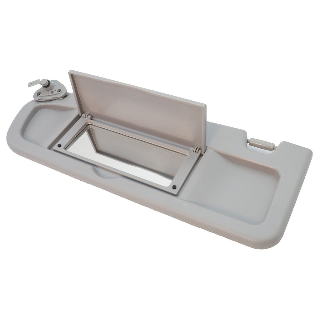 Sun Visors W/Hanger Driver Left Side Hand For Honda Civic 2006-2008 Light Gray