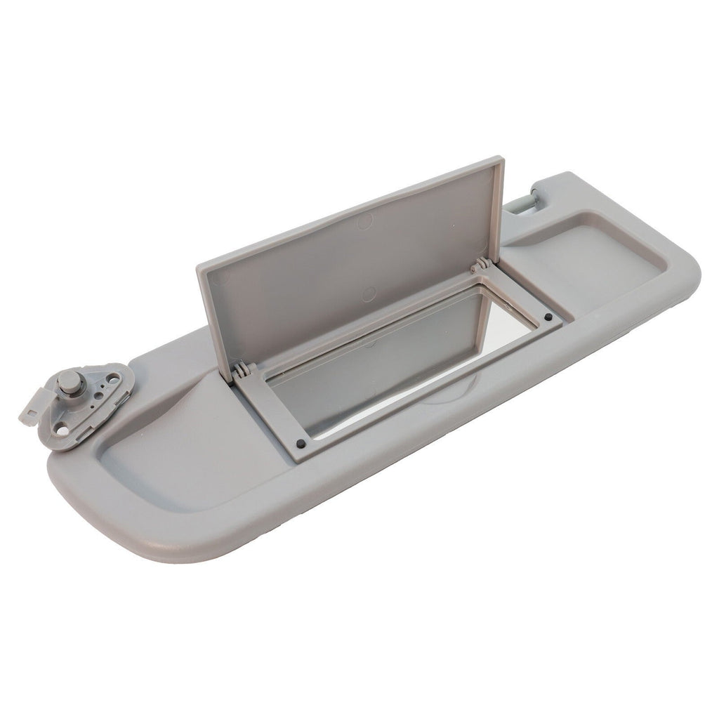 Sun Visors W/Hanger Driver Left Side Hand For Honda Civic 2006-2008 Light Gray