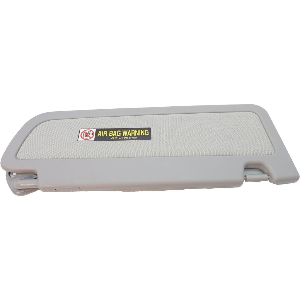 Sun Visors W/Hanger Driver Left Side Hand For Honda Civic 2006-2008 Light Gray
