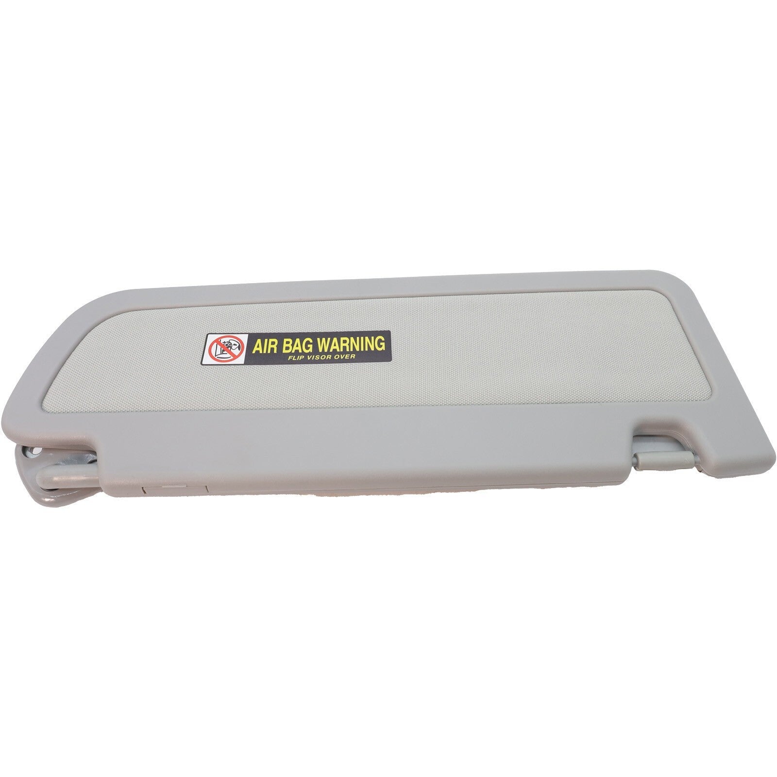 Sun Visors W/Hanger Driver Left Side Hand For Honda Civic 2006-2008 Light Gray