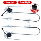 2X Front Left & Right Window Regulator W/Motor for Kenworth T370 T680 C500