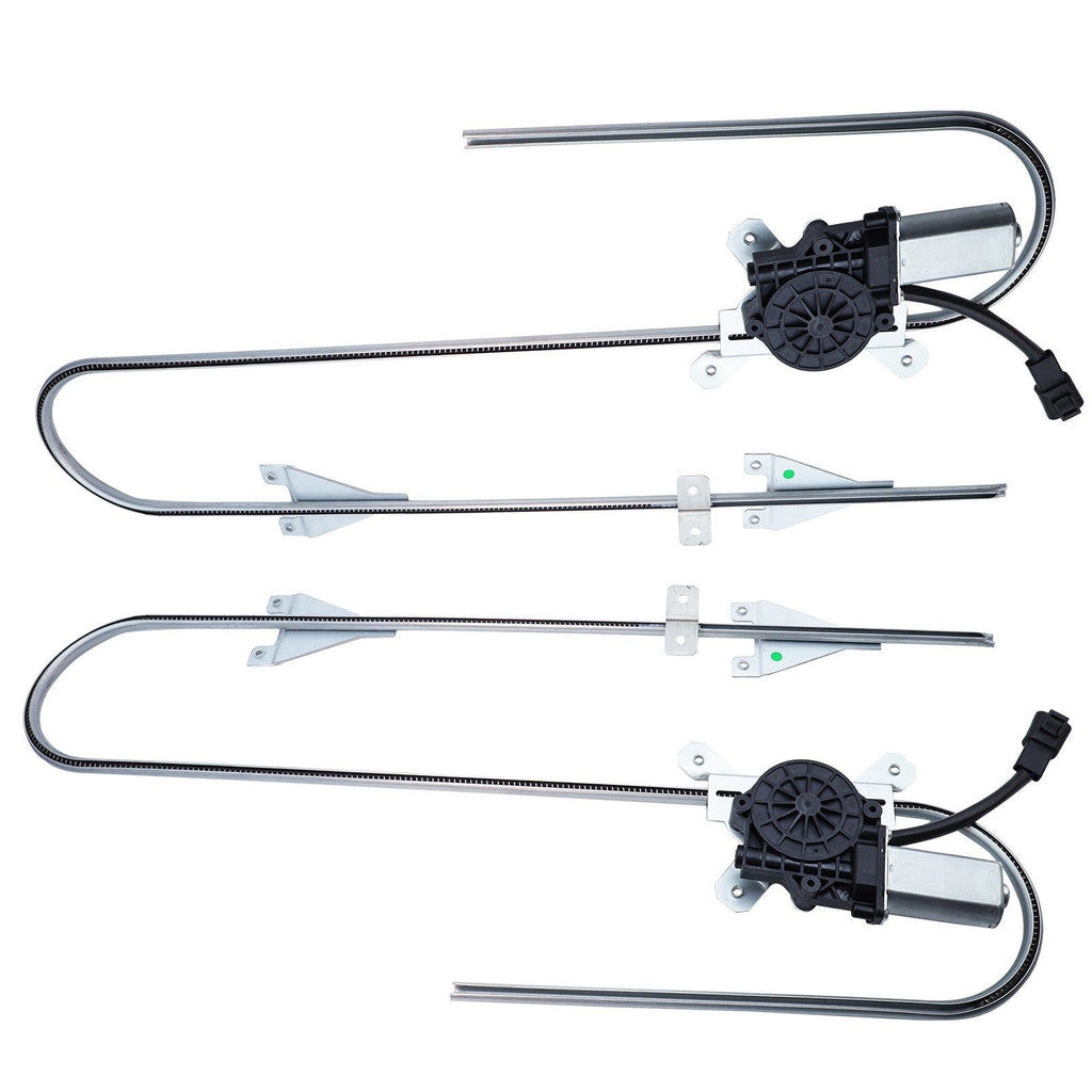 2X Front Left & Right Window Regulator W/Motor for Kenworth T370 T680 C500