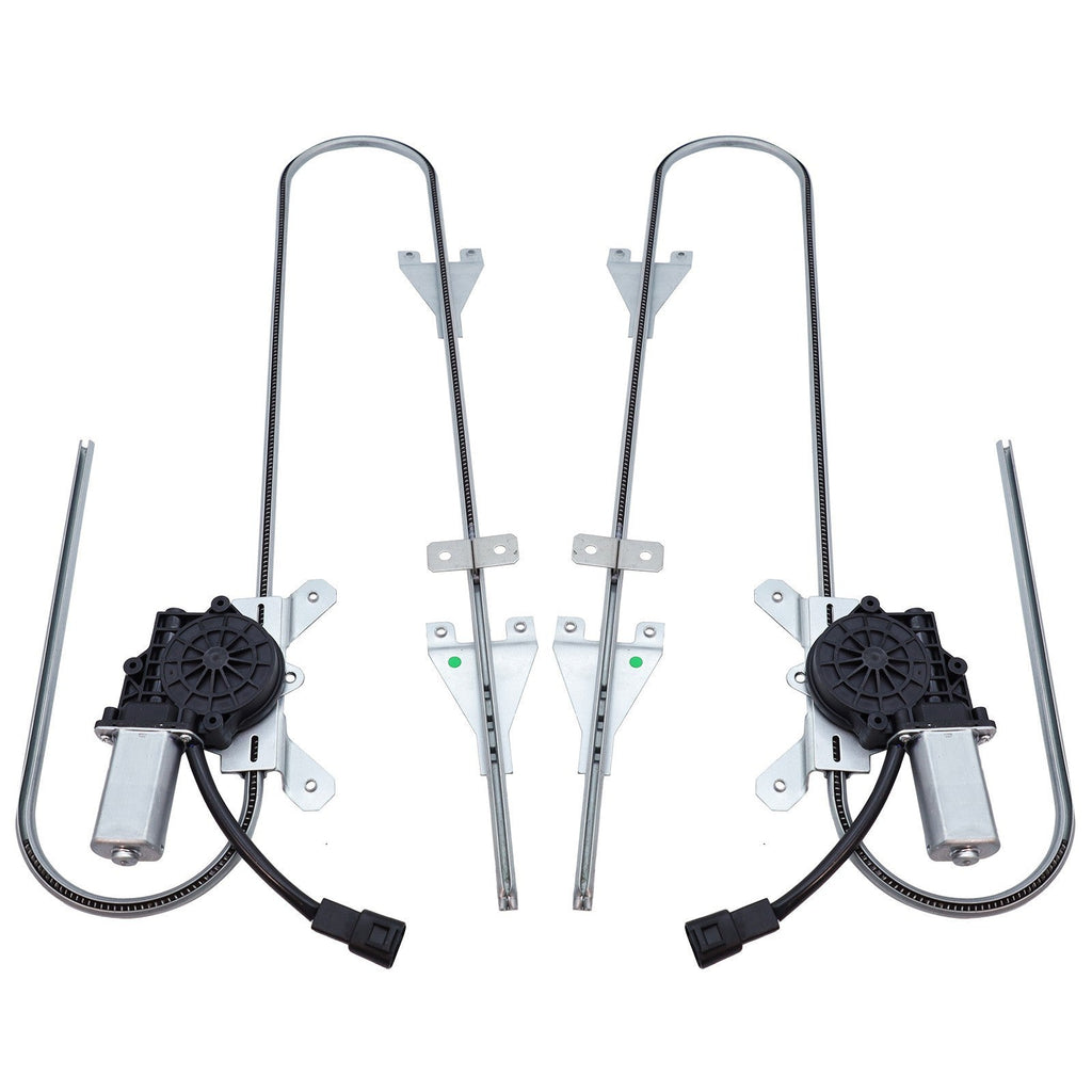 2X Front Left & Right Window Regulator W/Motor for Kenworth T370 T680 C500