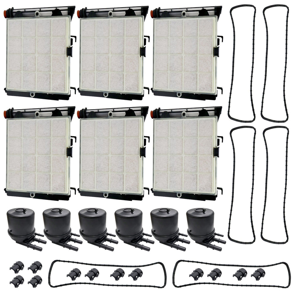 6x Diesel Fuel Filter Kit FD4625 New For 2017-2020 Ford F-250 F-350 6.7L
