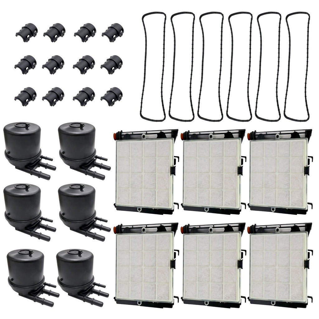 6x Diesel Fuel Filter Kit FD4625 New For 2017-2020 Ford F-250 F-350 6.7L
