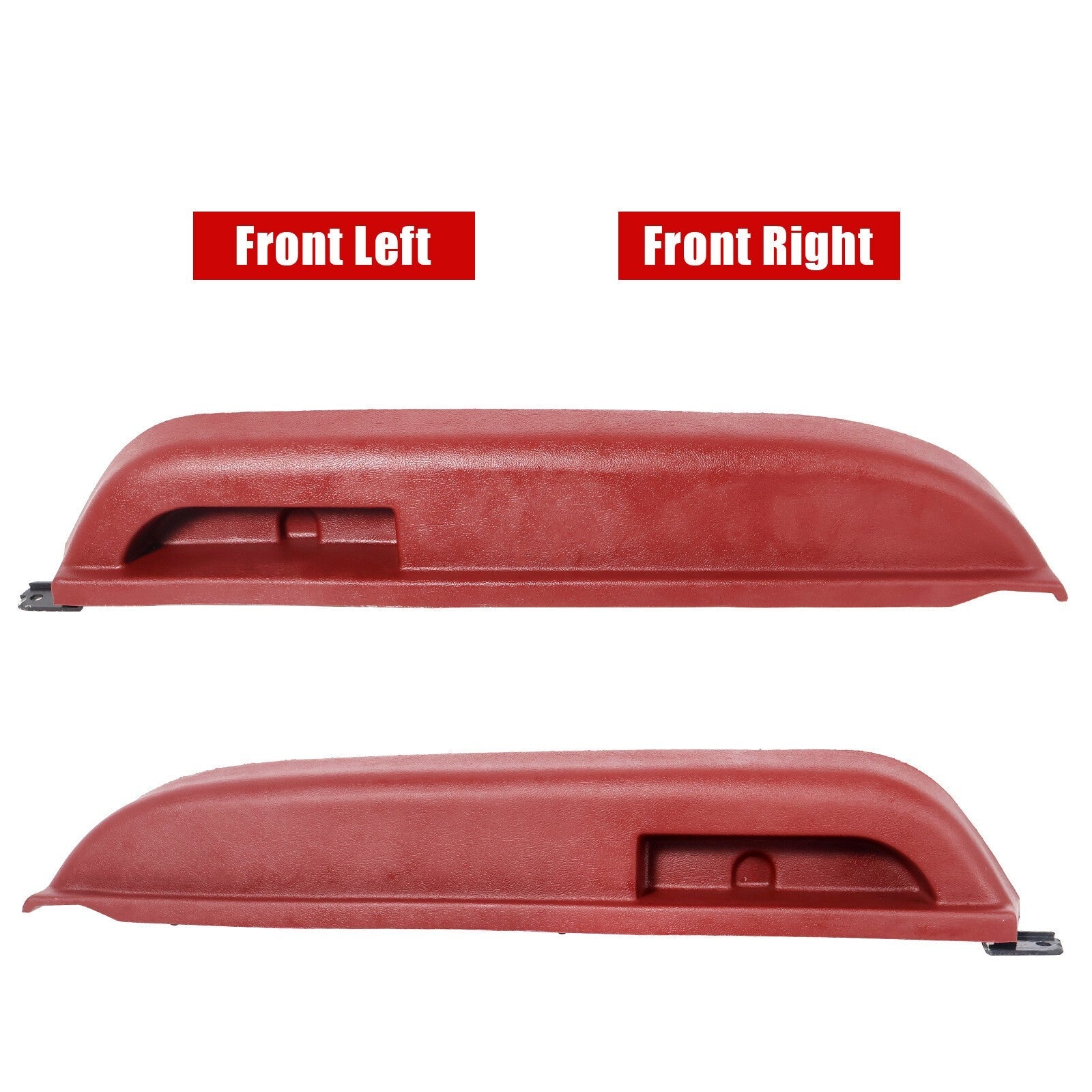 Front Left  & Right Door Armrest 15691217 15691218 Red For Chevr GMC 1990-94