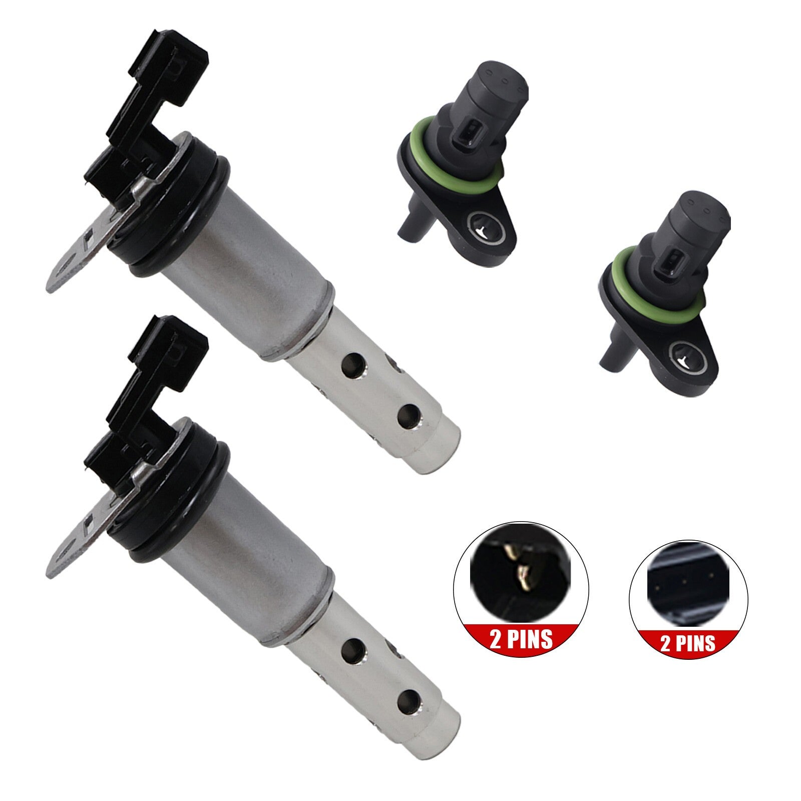 For BMW 328i 335i Variable Valve Timing Solenoid & Camshaft Position Sensor