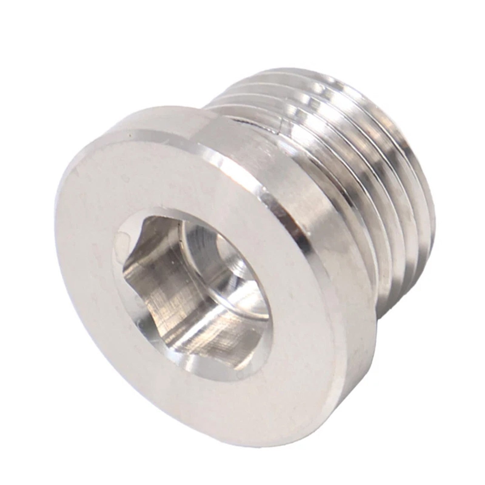 10 Set Oxygen Sensor Weld On Stainless Steel Bung + Hex Plug Cap Kit M18x1.5