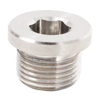 10 Set Oxygen Sensor Weld On Stainless Steel Bung + Hex Plug Cap Kit M18x1.5