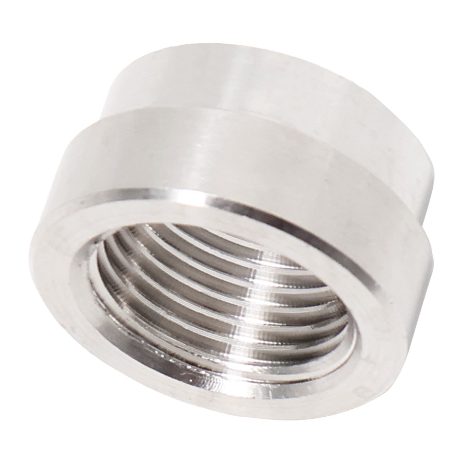 10 Set Oxygen Sensor Weld On Stainless Steel Bung + Hex Plug Cap Kit M18x1.5