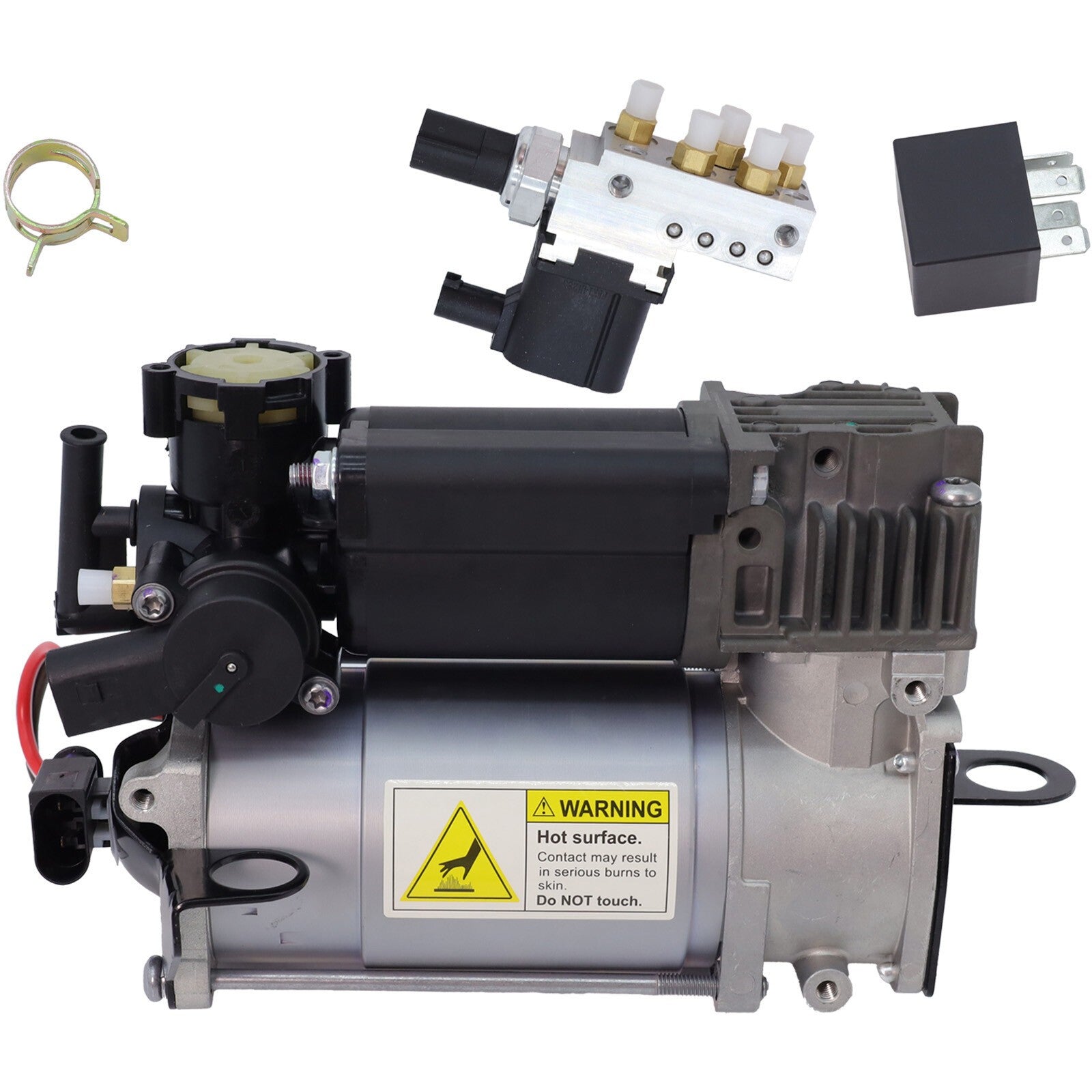 Air Suspension Compressor &Valve Control Block &Relay For Mercedes E63 E320 E350