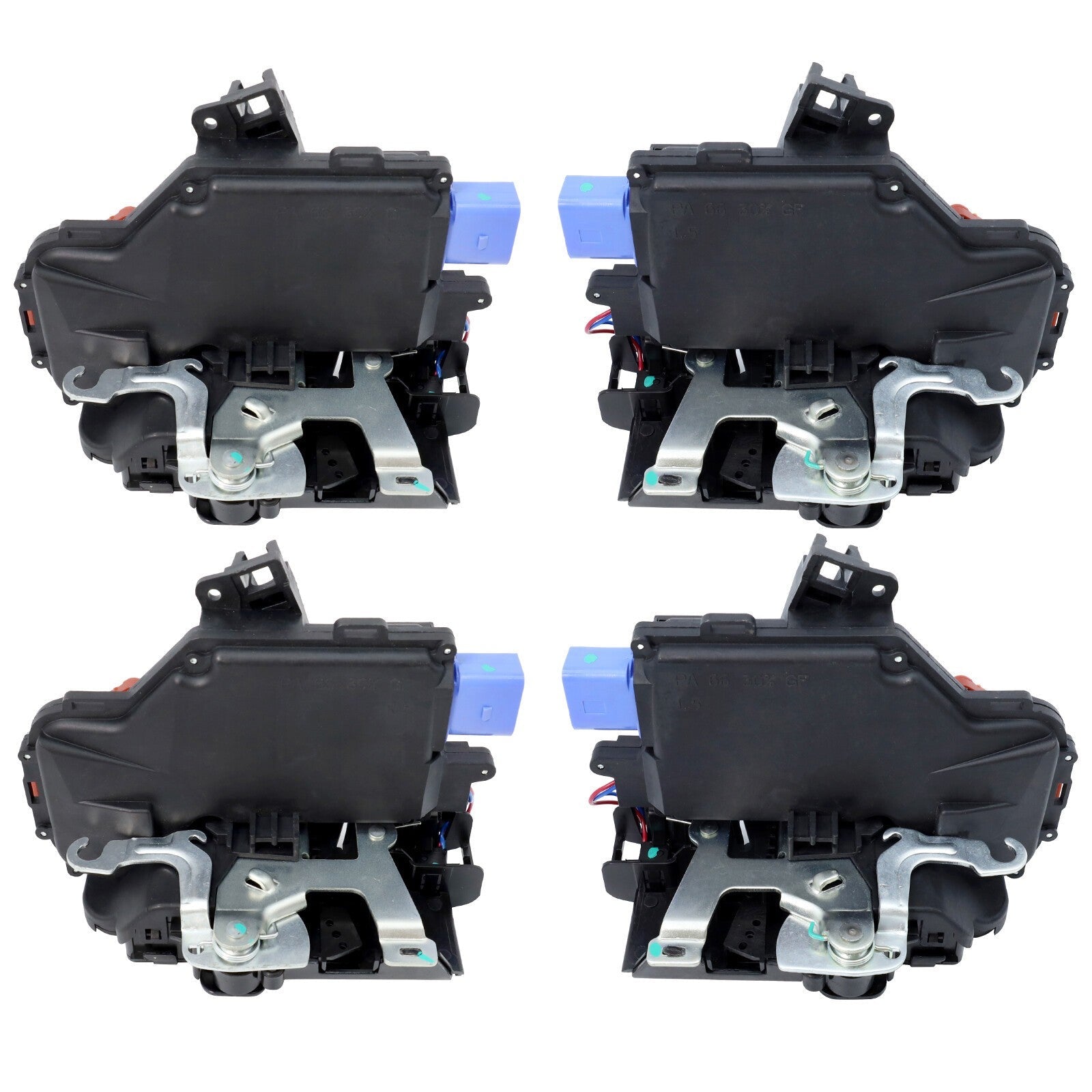 7L0839016D 4PCS Door Lock Latch Actuator For Porsche Cayenne VW Touareg Phaeton