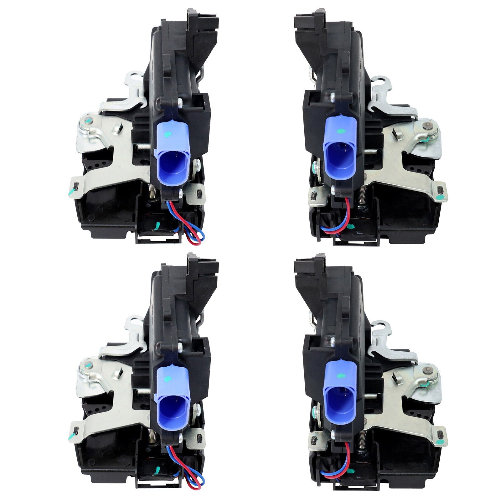 7L0839016D 4PCS Door Lock Latch Actuator For Porsche Cayenne VW Touareg Phaeton