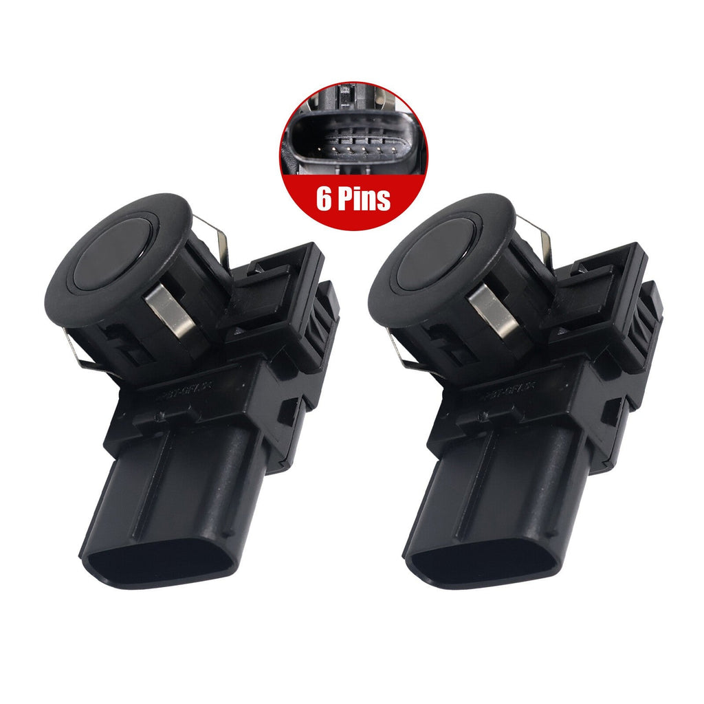 2X Fit Toyota Sienna 11-17 Black Bumper PDC Parking Sensor + Retainer 8934148010