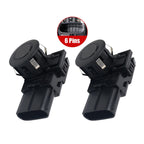 2X Fit Toyota Sienna 11-17 Black Bumper PDC Parking Sensor + Retainer 8934148010