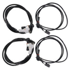 4x ABS Sensor Wheel Speed Controller Front Rear Left Right Set For Mitsubishi