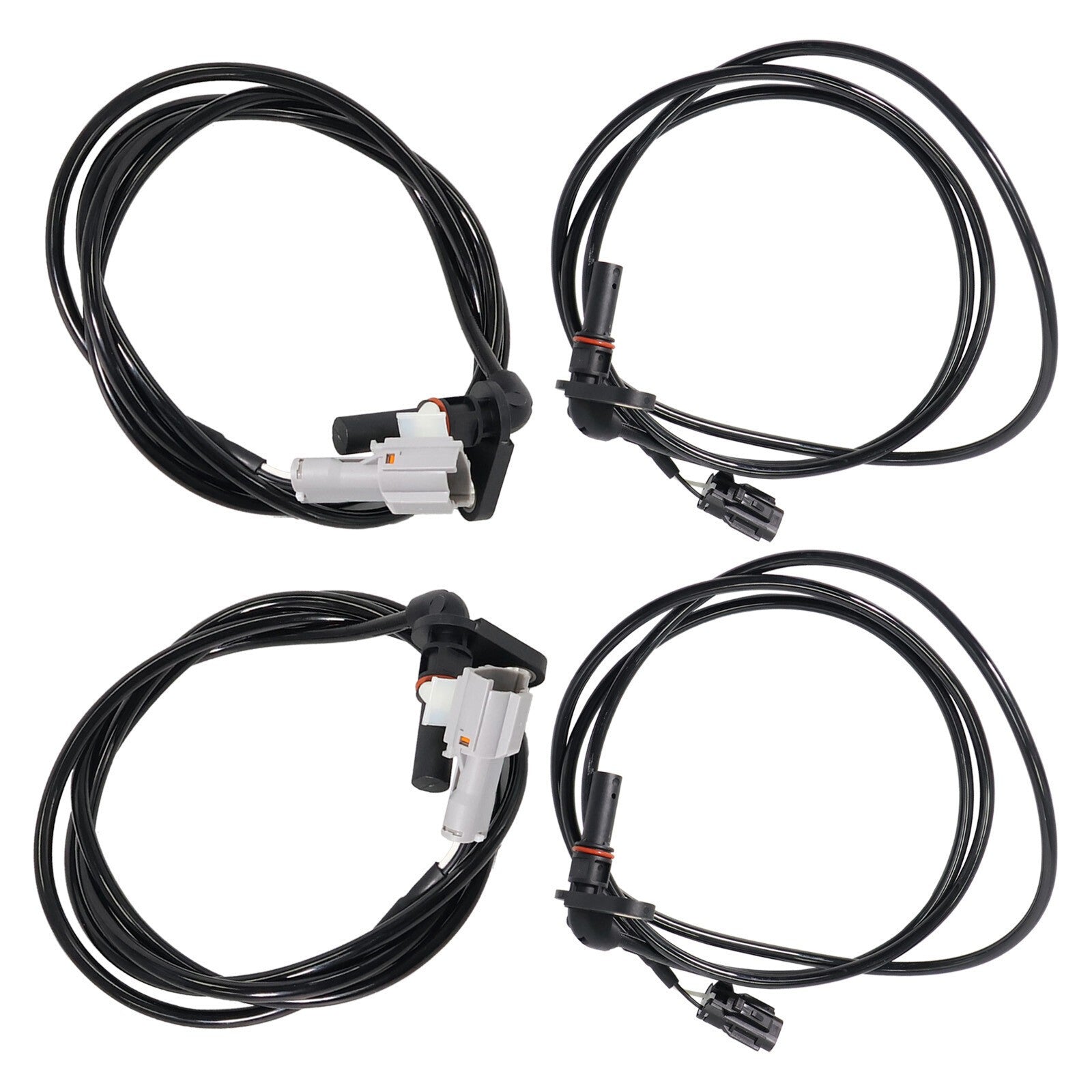4x ABS Sensor Wheel Speed Controller Front Rear Left Right Set For Mitsubishi