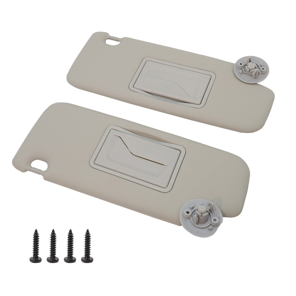 1 Pair Fits Chevrolet Sonic 2012-2016 1.4L 1.6L 1.8L Left & Right Gray Sun Visor