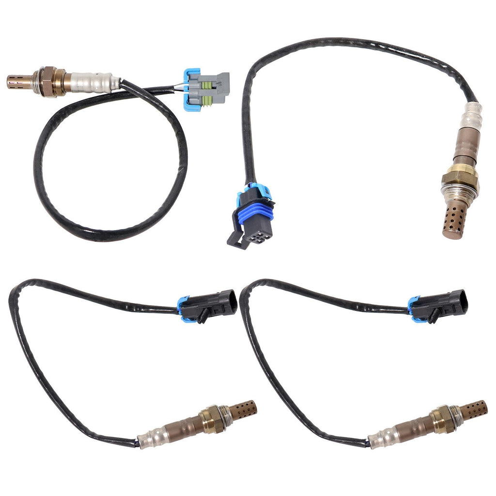 12606671 4 x O2 Oxygen Sensor For Chevy Trailblazer 2008-2009 GMC Envoy Saab