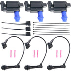 3Pcs Ignition Coil & Connector & Wireset 90919-02216 for LEXUS TOYOTA SUPRA