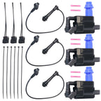 3Pcs Ignition Coil & Connector & Wireset 90919-02216 for LEXUS TOYOTA SUPRA