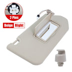 Beige Right Side Sun Visor w/Light &Clip For Nissan Pathfinder 13-18 96400-9PB0A