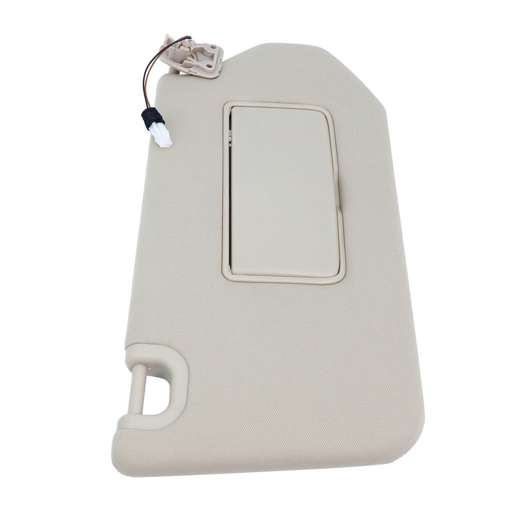 Beige Right Side Sun Visor w/Light &Clip For Nissan Pathfinder 13-18 96400-9PB0A