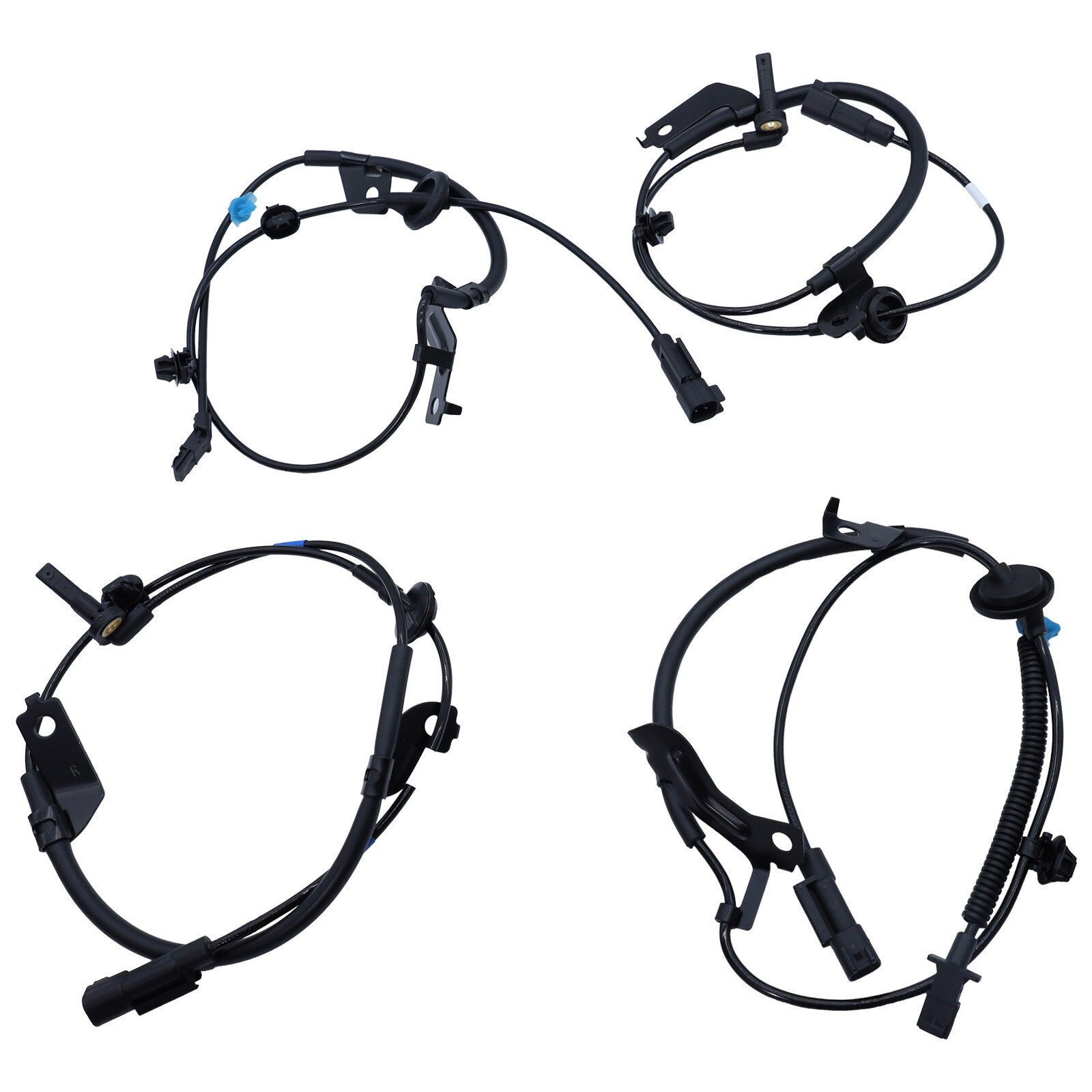 Set of 4 For Lancer Outlander Abs Wheel Speed Sensor Front Rear Left & Right