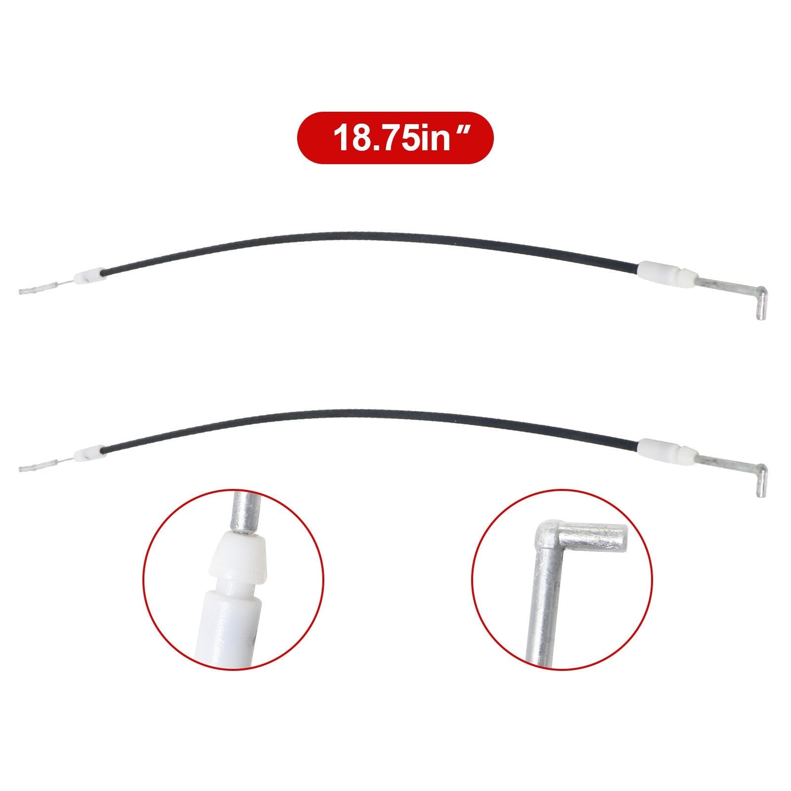 Car 2x FRONT INNER DOOR HANDLE LOCK CABLE WIRE fit for Rio Hyundai Accent 06-11