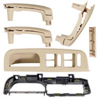 1 Set Window Switch Panel Bezel Door Handle Trim Beige for VW 1J0867171A Beige