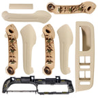 1 Set Window Switch Panel Bezel Door Handle Trim Beige for VW 1J0867171A Beige